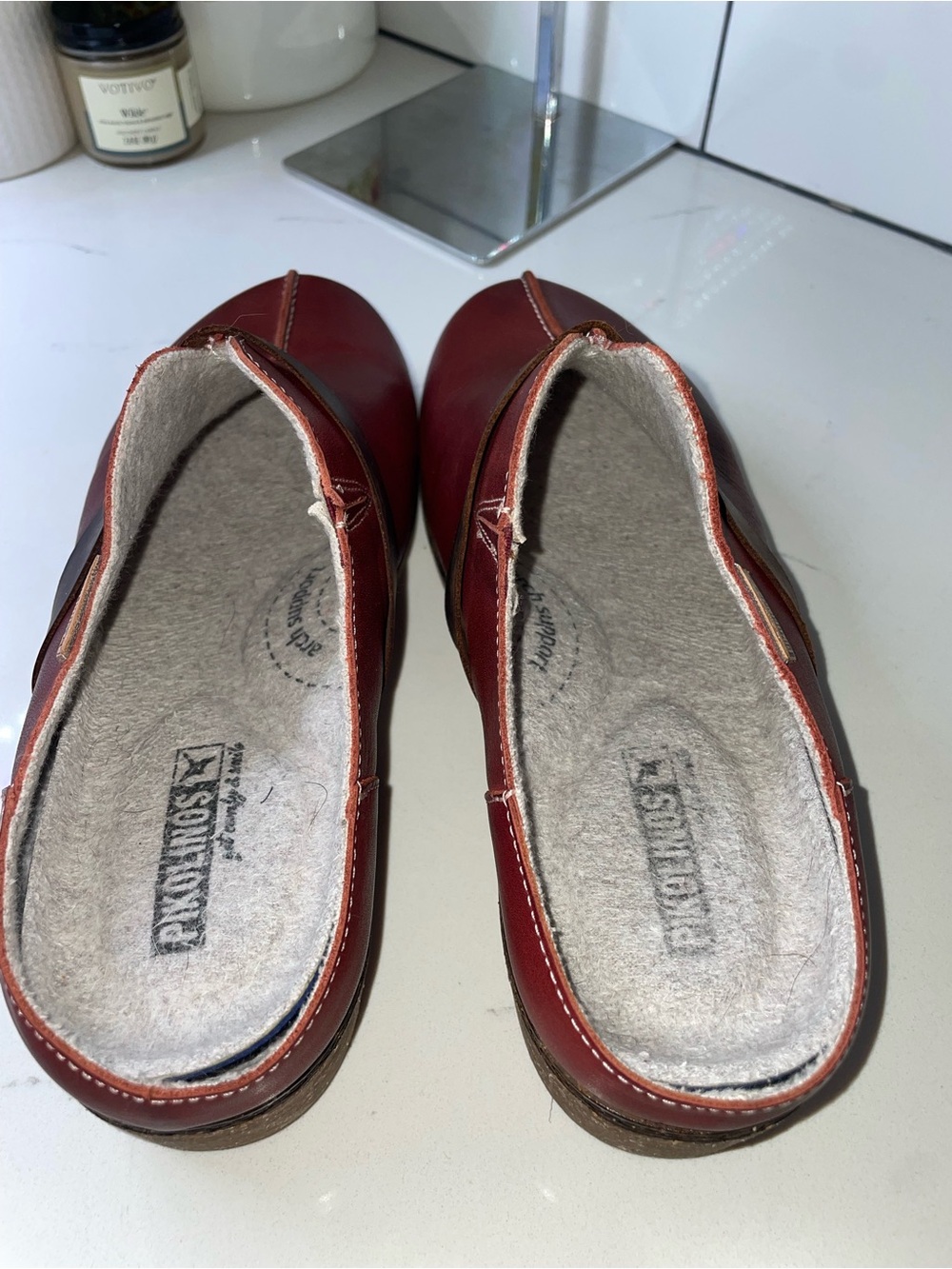 Pikolinos Granada | Women’s Medium Heel Clogs | Size 40 | Arcilla - Picture 7 of 14